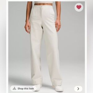 Lululemon Athletica Cream Wide Leg Pants